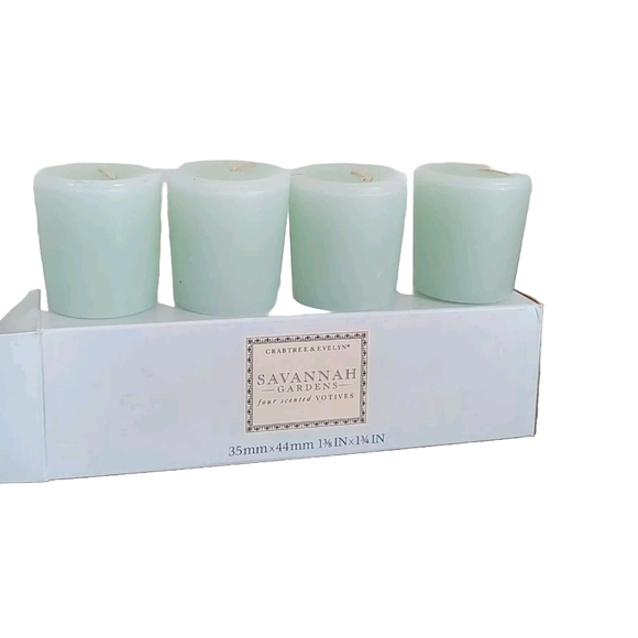 Crabtree & Evelyn Other - NOS Savannah Gardens Crabtree & Evelyn Four Scented Votive Candles, new in box